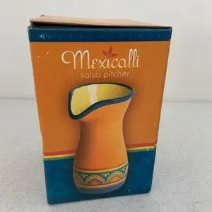 Salsa Pitcher Mexicalli | Dining | New Mexicalli Fiesta Ceramic Southwestern Style ...